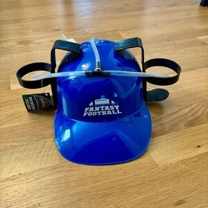 Blue Football Drinking Helmet